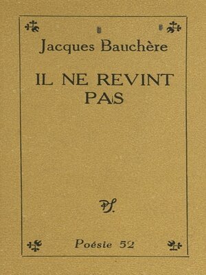 cover image of Il ne revint pas